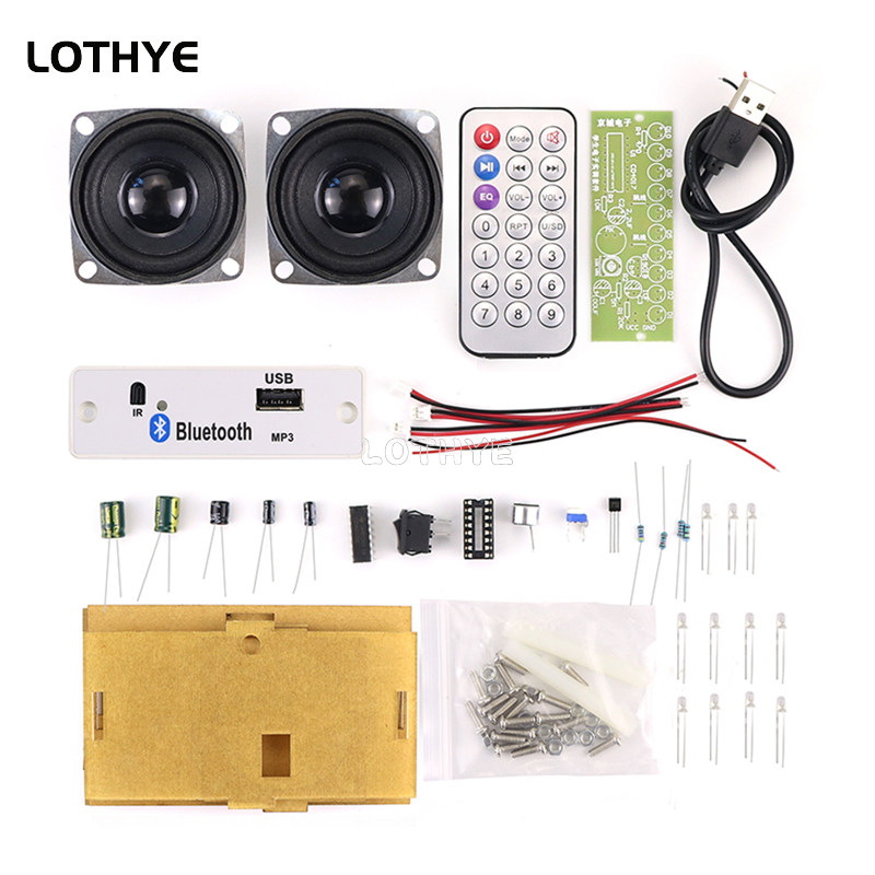 Diy Electronics Project Kit - Mini-versterker Audio Bluetooth 3W*2 Luidsprekerbouwset DIY