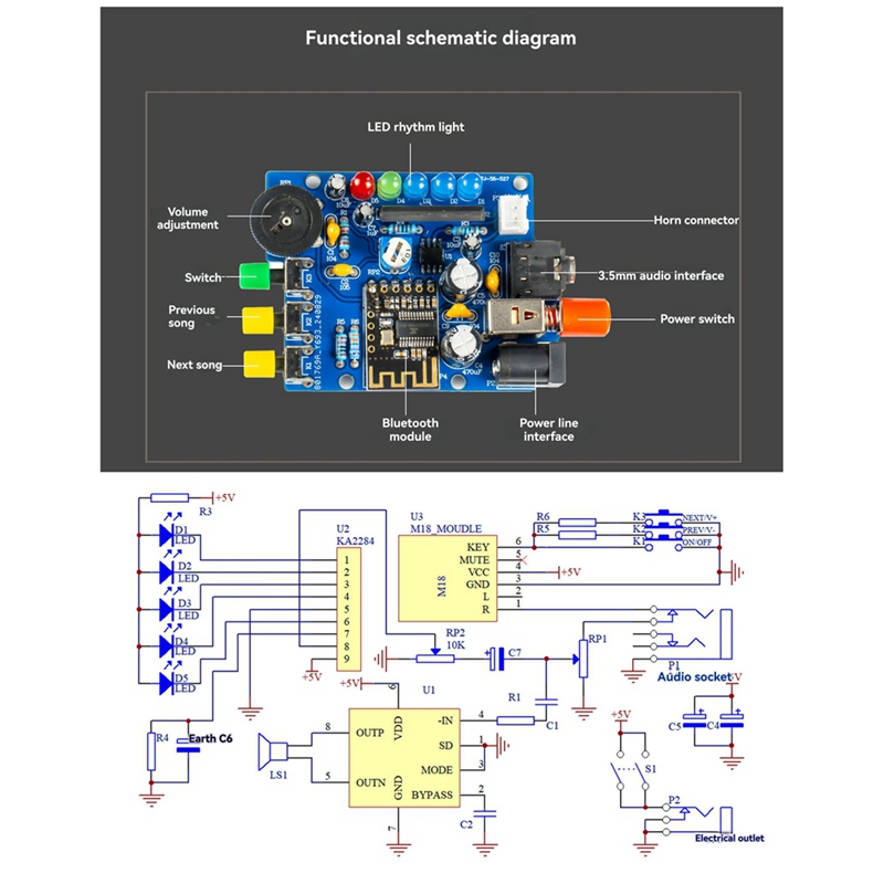 DIY Bluetooth Speaker Kit Elek - Diy Electronics Project Kit recensie en prijs