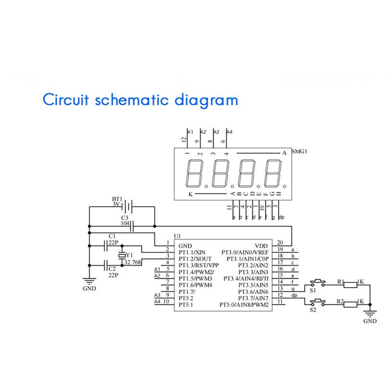 2X DIY Horloge LED Horloge Ele - Diy Electronics Project Kit recensie en prijs